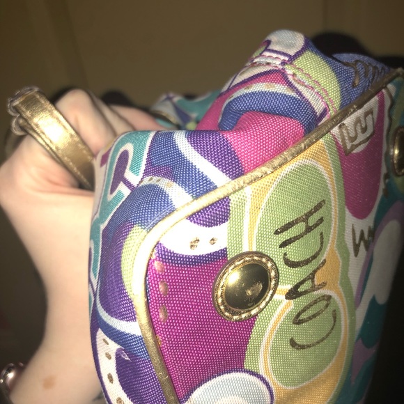 Colorful coach shouldbag - Picture 5 of 5